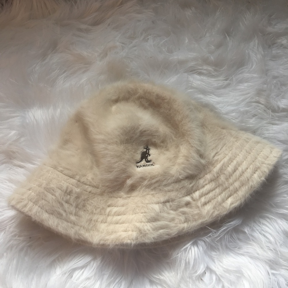 Cream kangol hat